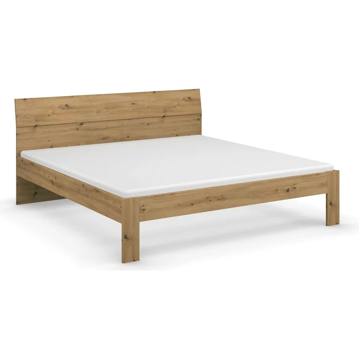 Rauch Möbel Allrounder Bett Stauraumbett Eiche Artisan, Liegefläche 180x200 cm