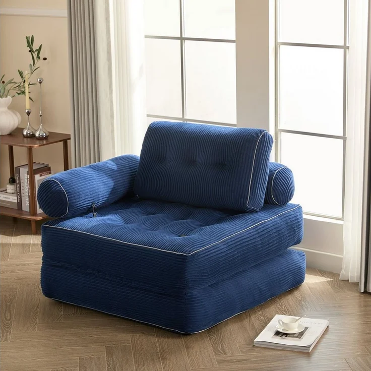 LITBIRD Schlafsofa faltbar, 4-in-1 Multifunktionssofa, Sitzsack-Sofa, Relaxsessel, 1 Teile, Spielsofa & Gästebett für kleine Räume – Bild 1