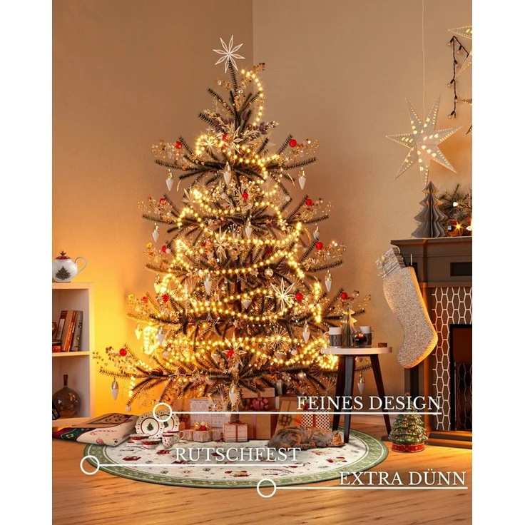 Villeroy & Boch Teppich Nostalgic Shine Toy's Delight, eckig, rund und Läufer, rechteckig, Höhe: 6 mm, Weihnachten, Wohnzimmer, Flur, Geschenk, Toys Delight, Dekoration – Bild 3