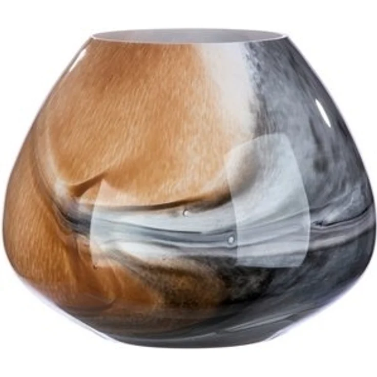 GILDE Tischvase Draga, Höhe ca. 30 cm (1 St), dekorative Vase aus Glas, Blumenvase – Bild 5