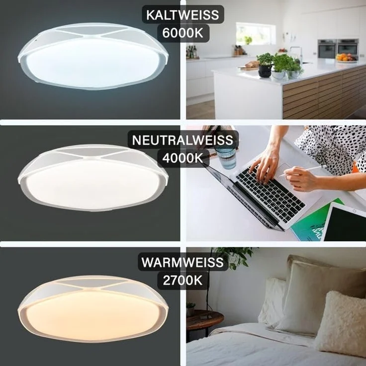 Megalight LED Deckenleuchte Shining Venus 30W, 3000lm, Ø41cm – Bild 2