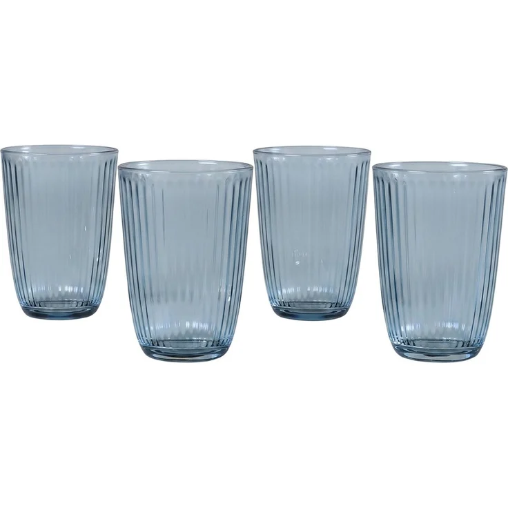 Hermia Concept 'Splendid 395 - Blue HC' Gläser-Set (4-teilig), Blau, 8,5 x 8,5 x 12 cm, 395 ml – Bild 2