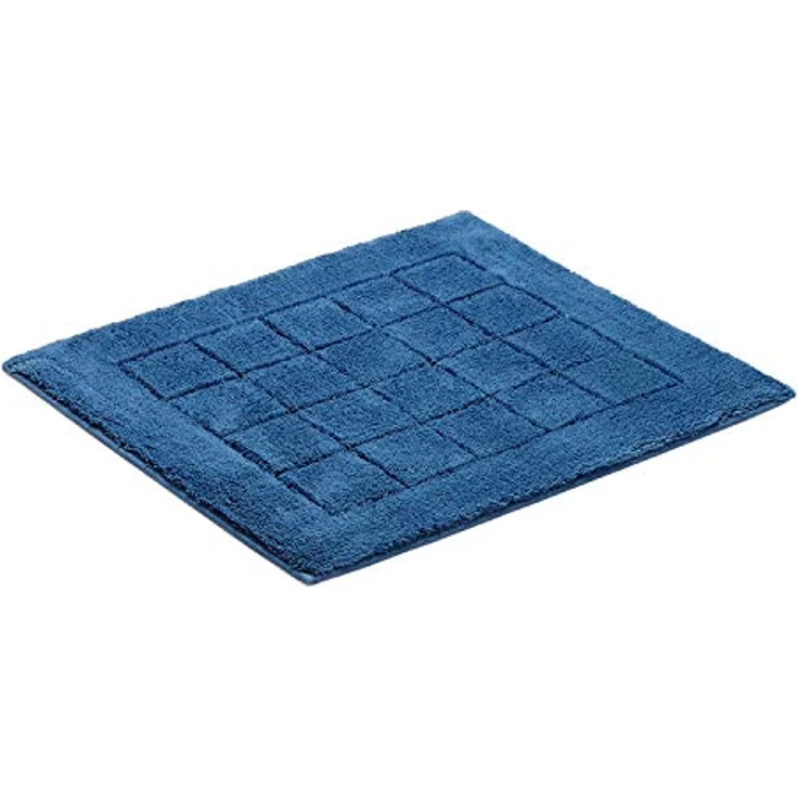 Vossen Badteppich Exclusive 4690, tiefblau, hochflorige Webqualität aus 100% Baumwolle, rutschfest und fußbodenheizungsgeeignet – Bild 2