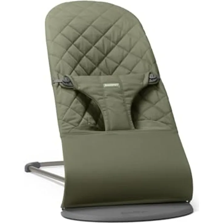 BabyBjörn Bliss Cotton Wippstuhl - Dunkelgrün Grün