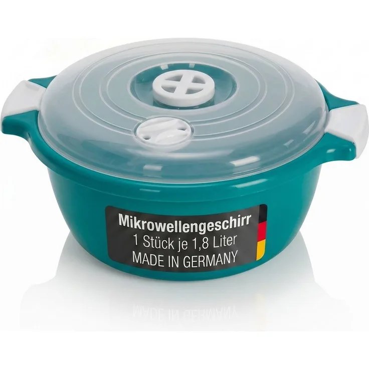 Lantelme Mikrowellenbehälter Mikrowellenbehälter Farbwahl Mikrowellenschüssel Mikrowellen Schüssel, Kunststoff, (1-tlg, Für Mikrowelle, Gefrier- und Kühlschrank, Picknick), Schüssel Dampfventil, Spülmaschinengeeignet, Deutsche Herstellung