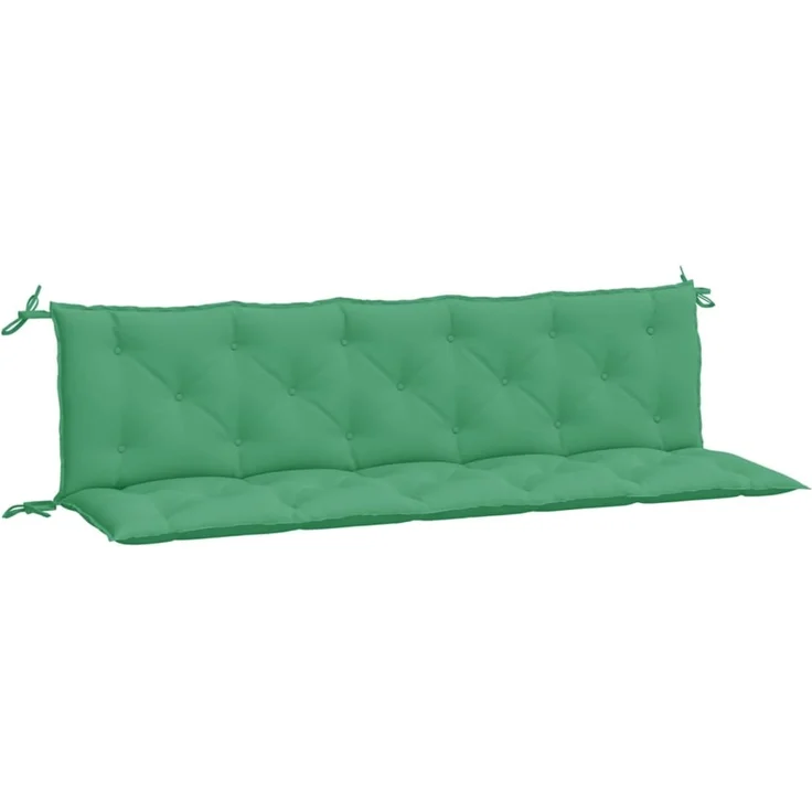 vidaXL Gartenbank-Auflagen 2 Stk. Grün 180x50x7 cm Oxford-Gewebe 361721 – Bild 1