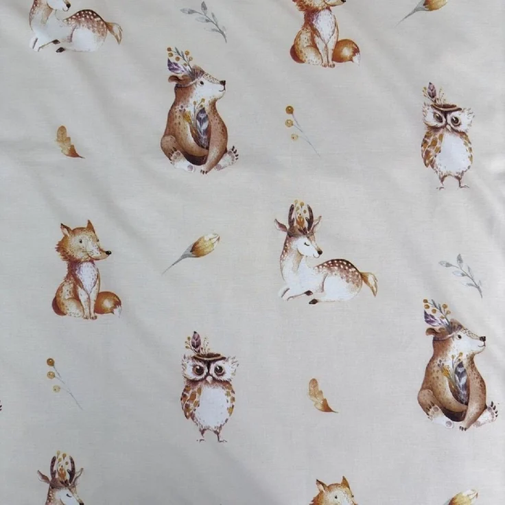 Animals Woodland Kinderbettwäsche – Bettbezug 100x135 cm & Kissenbezug 40x60 cm – Bild 5