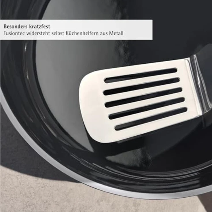 WMF Kasserolle Fusiontec Mineral Pro, Edelstahl, Glas (1-tlg), kratzfeste Oberfläche, wärmereduzierende Hohlgriffe, Made in Germany – Bild 3