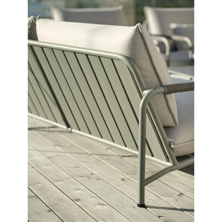 Gartensofa Lerberget von Brafab aus Aluminium und Acryl-Stoff, modern, grün, inkl. Kissen, 2-3 Sitzplätze – Bild 5