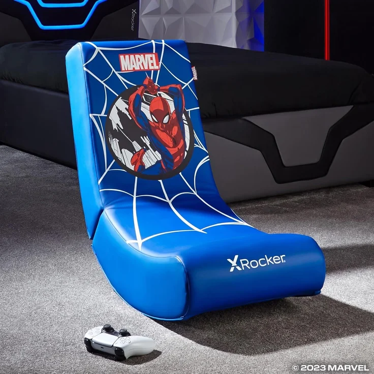 X Rocker Gaming-Stuhl Marvel™ Floor Rocker Gaming Bodensessel - Spider-Man – Bild 1