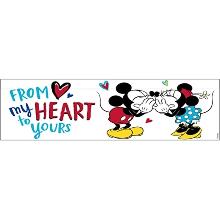 Disney Mickey Mouse Tasse Minnie & Mickey Mouse Love Tasse, 325 ml, Keramik – Bild 3