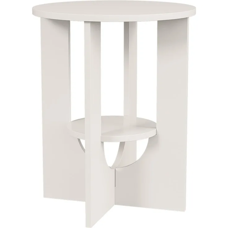 Couchtisch Vareo Weiß 40x40 cm Vicco