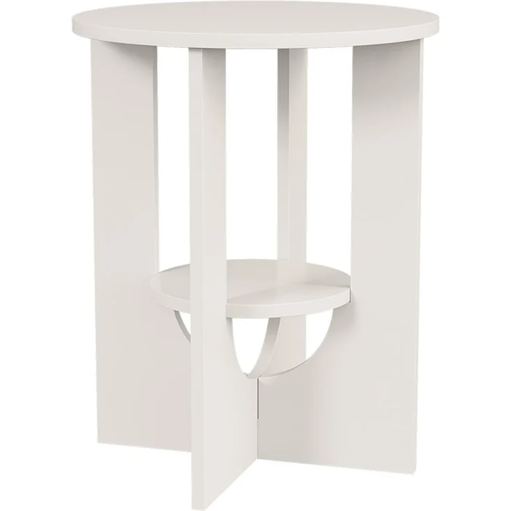 Couchtisch Vareo Weiß 40x40 cm Vicco – Bild 1