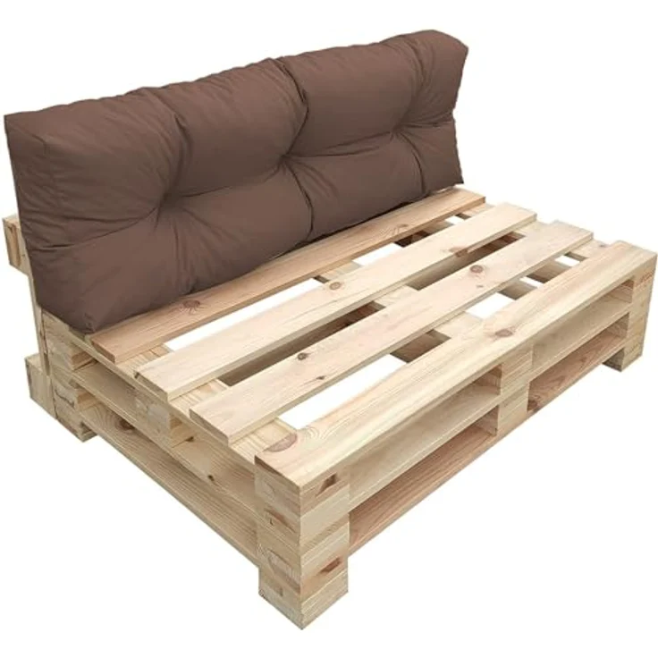 chilly pilley Palettenkissen Wasserdicht Palettenauflage Palettenpolster Palettenmöbel Gartenkissen Wasserfest Wasserabweisend viele Größen und Farben (Set 7 er. Braun) – Bild 5