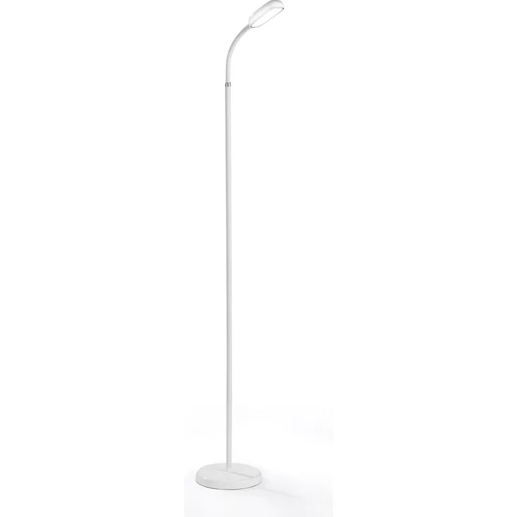 EASYmaxx LED-Standleuchte Daylight - 360°-drehbarer Lampenkopf - weiß