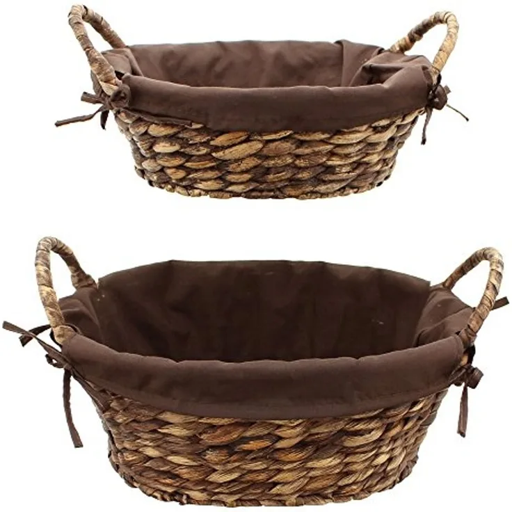 2er Set Schale Mokka Tischschale Dekoschale Obstschale Obstkorb Schüssel Korb