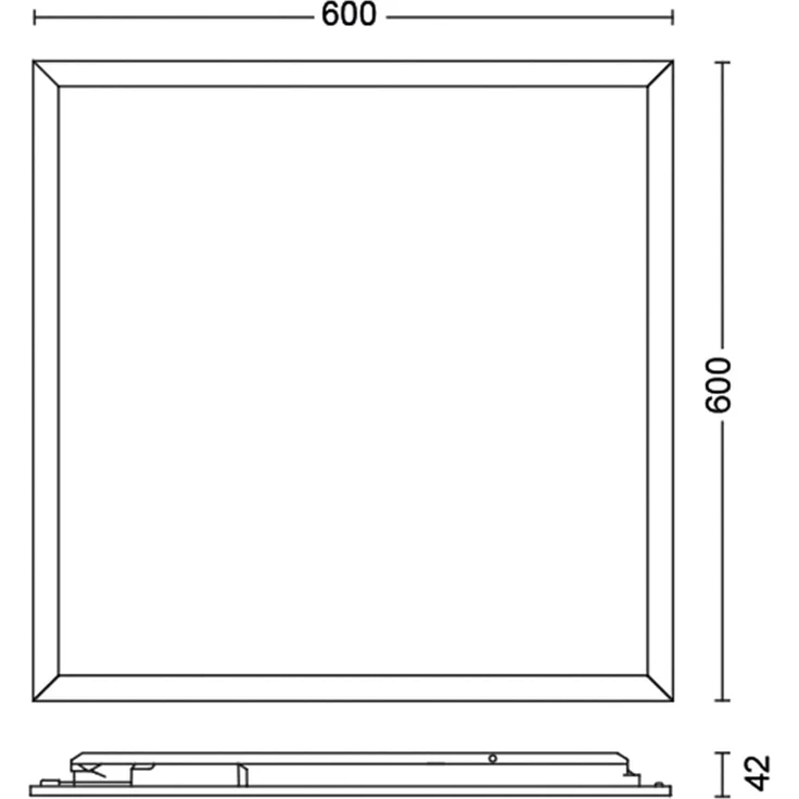 Philips Panel ceiling CL560 SS SQ 36W 40K W HV06 – Bild 3