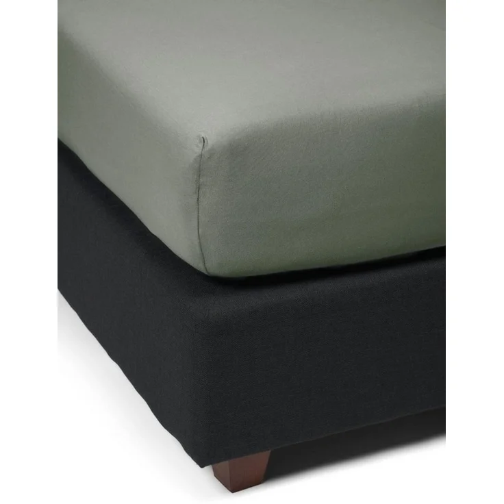 Marc O'Polo Home Spannbettlaken Premium Organic Jersey, Baumwolle-Elasthan, Gummizug: rundum, (1 Stück), aus GOTS-zertifizierter Baumwolle Jersey-Stretch – Bild 2
