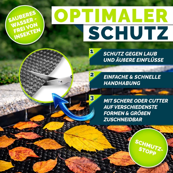 tillvex® Premium Pool Solarabdeckplane 400 µm Rechteckig 549x274 cm | Solarfolie Wärmeplane zuschneidbar | Solarplane Solarabdeckung | Poolheizung Poolsolarplane für Wassererwärmung – Bild 10