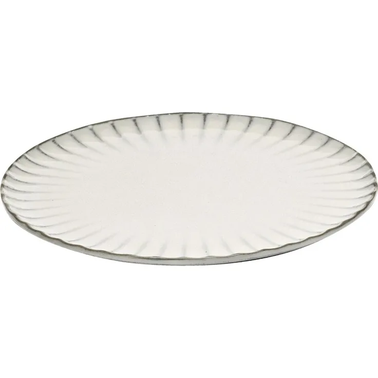 SERAX Inku Teller L Inku White, ø: 240 mm