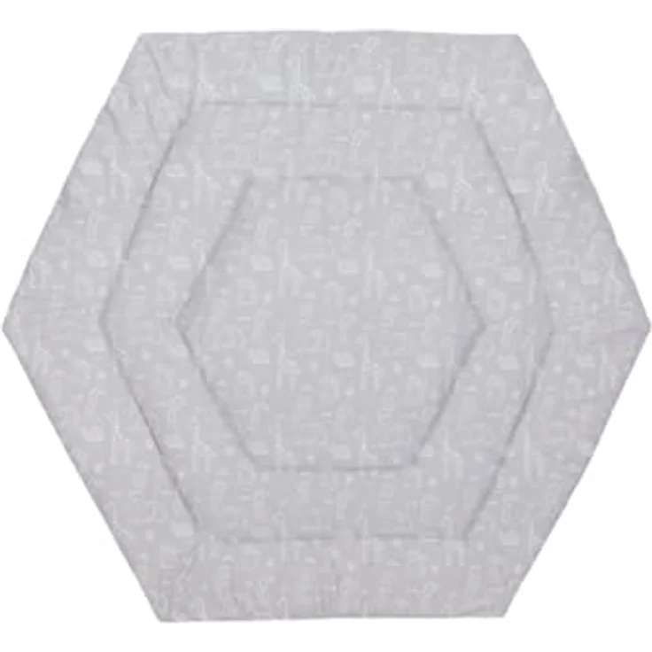 Fillikid Einlage Laufstall 6-eckig Exklusiv | Krabbeldecke Laufgitter 124 cm | Schutzeinlage Laufgitter weich gepolstert | Spieldecke waschbar | Laufgittereinlage – Bild 2