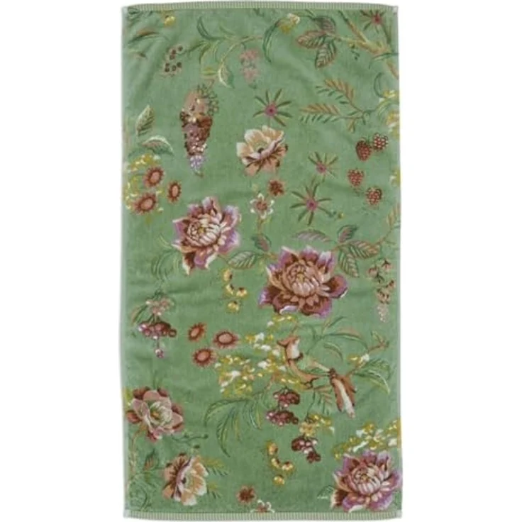 Pip Studio Handtuch Secret Garden Grün (55x100 cm) 320897 – Bild 1
