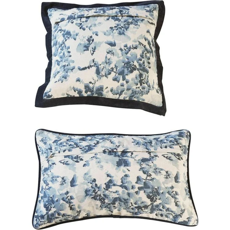 Mirabeau Kissenhülle Kissenhülle 2er Set Miretique blau/weiß – Bild 1