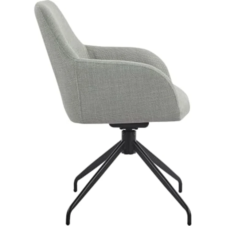 Hela Tische, Drehstuhl Sessel Triest, Bezug Webstoff Mint, 360° drehbar, Kipp-/ Relaxfunktion, Armlehnen, 120kg belastbar, Oeko-TEX, PFC Free – Bild 5