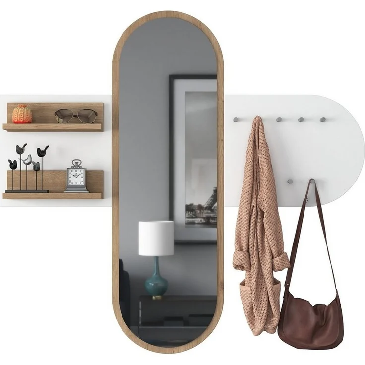 Skye Decor Garderobenständer 100% MELAMINE COATED E1 QUALITY CHIPBOARD, 120 cm x 12 cm x 125 cm N2 – Bild 1