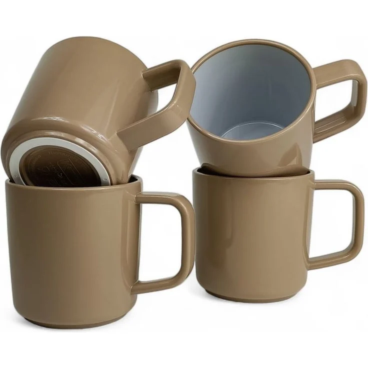 Kampa Dometic Tasse 4er Set Camping Becher Picknick Geschirr Camping rutschfest – Bild 3