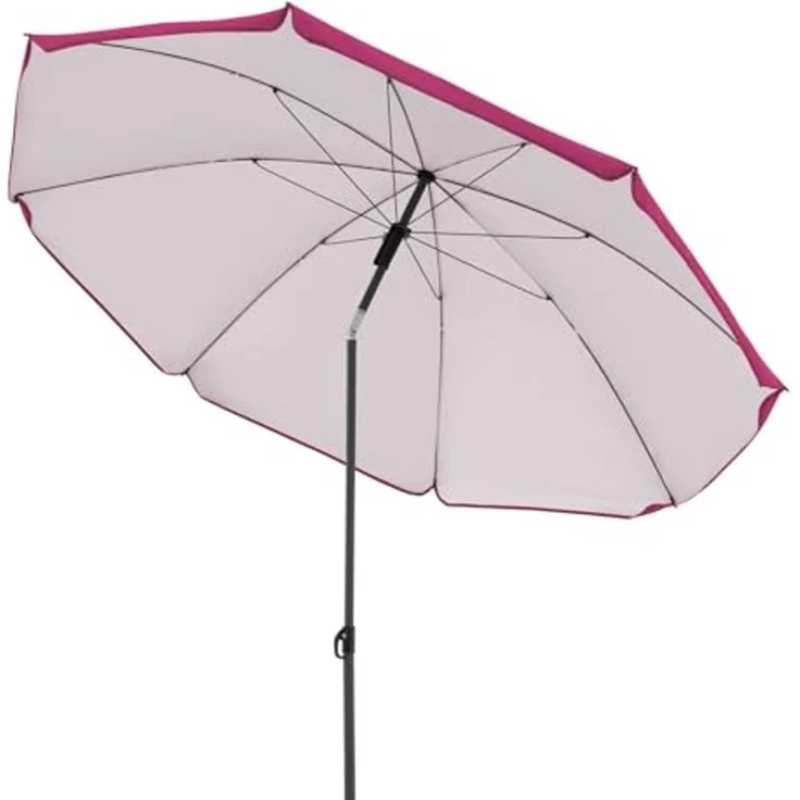 Derby by Doppler Sonnenschirm / Gartenschirm "Como 160", pink, Ø 160 cm – Bild 7