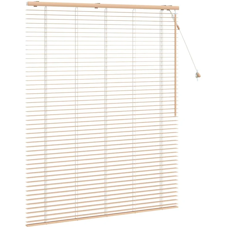 vidaXL Venezianische Jalousie Eichenoptik 125 x 160 cm 35 mm 42015346 – Bild 3