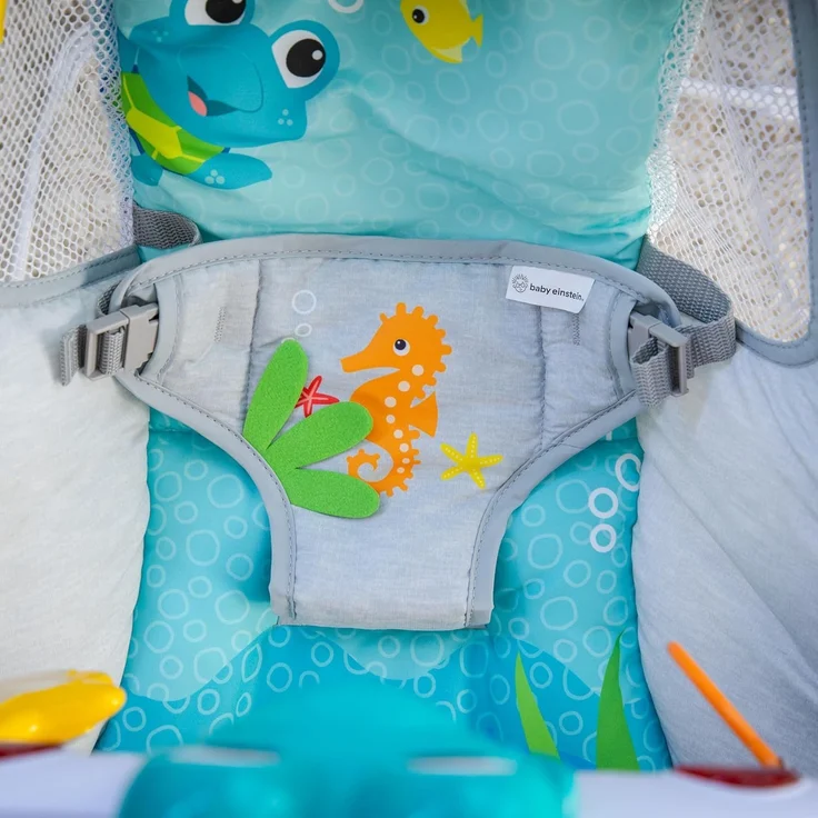 Baby Einstein, Ocean Explorers Musikalische Babywippe Babyschaukel, Kick to It Neptune, Unisex, fr Kinder von 0-6 Monaten bis zu 9kg – Bild 13