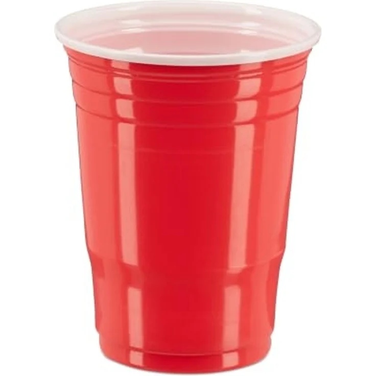 Relaxdays 100x Beer Pong Becher, rot – Bild 7