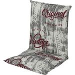 Doppler 2901 Niederlehner Gartenstuhl Auflage 100x50x7cm niedrig grau