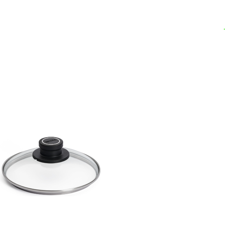 Woll Sicherheitsglasdeckel Diamond Lite Ø 18 cm gehärtetes Sicherheitsglas Edelstahlrand Dampfentlüftung Alle Herdarten inkl. Induktion hitzebeständig bis 250 °C & spülmaschinenfest