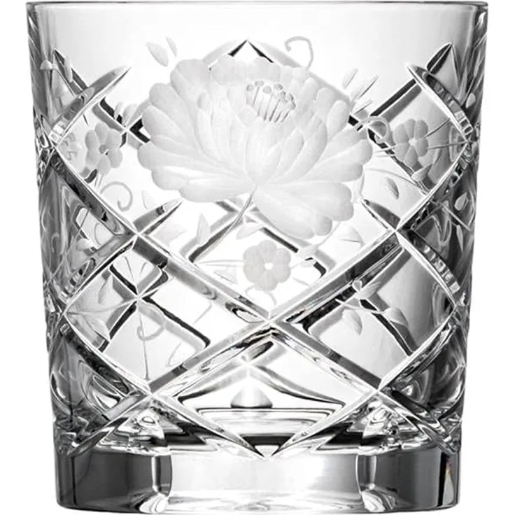 Whiskyglas Kristall Sunrose clear (9,3 cm)