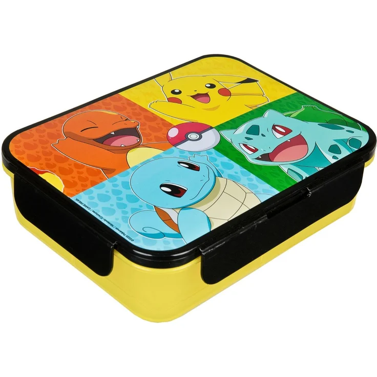 Pokemon Lunchbox gelb Brotdose Pausenbox für Alltag Schule und unterwegs – Bild 2