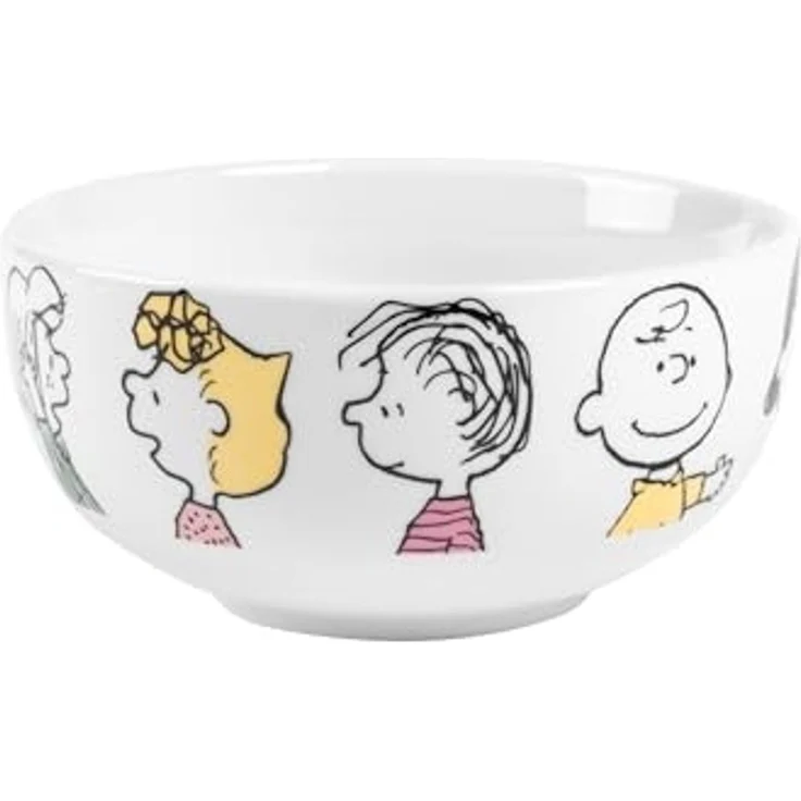 United Labels® Frühstücks-Geschirrset Peanuts Snoopy - Family - Set, 3-tlg, 1 Personen, Porzellan – Bild 4