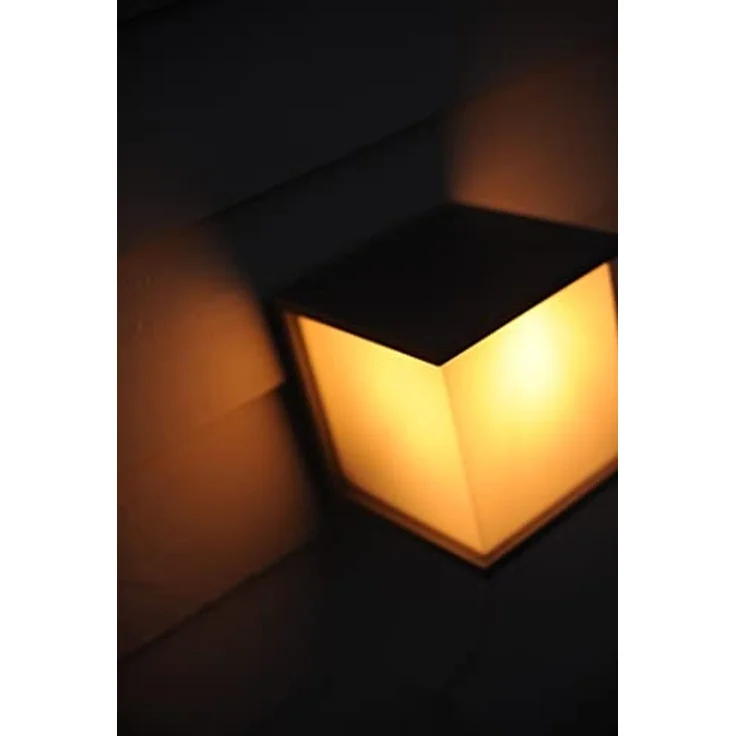 LED-Außenwandleuchte, BOX CUBE, 1 x E27/15W – Bild 5