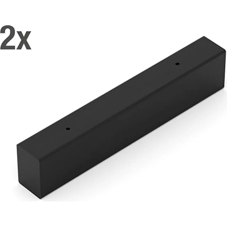 Alberts Regalträger, Schwarz, Metall, 4x6x30 cm, für Wandregale im Wohnzimmer – Bild 2