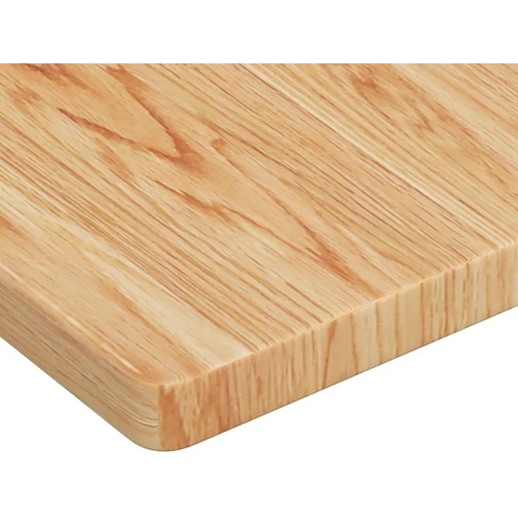 vidaXL Waschtischplatte mit Halterung Stahl und Massivholz Eiche 3302409 – Bild 10