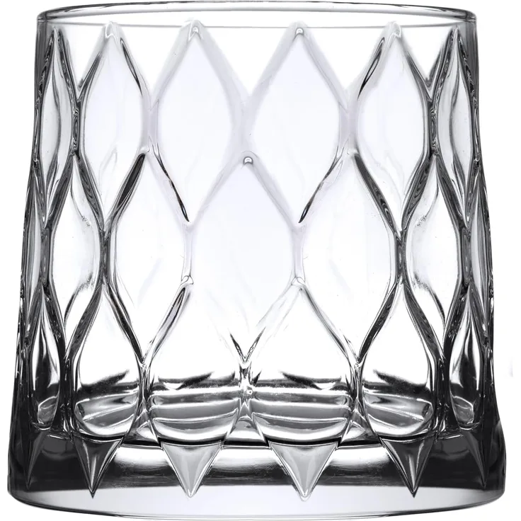 Pasabahce Whiskyglas Pasabahce 420194 Leafy Trinkgläser Whiskyglas Saftglas 4er Set 300cc