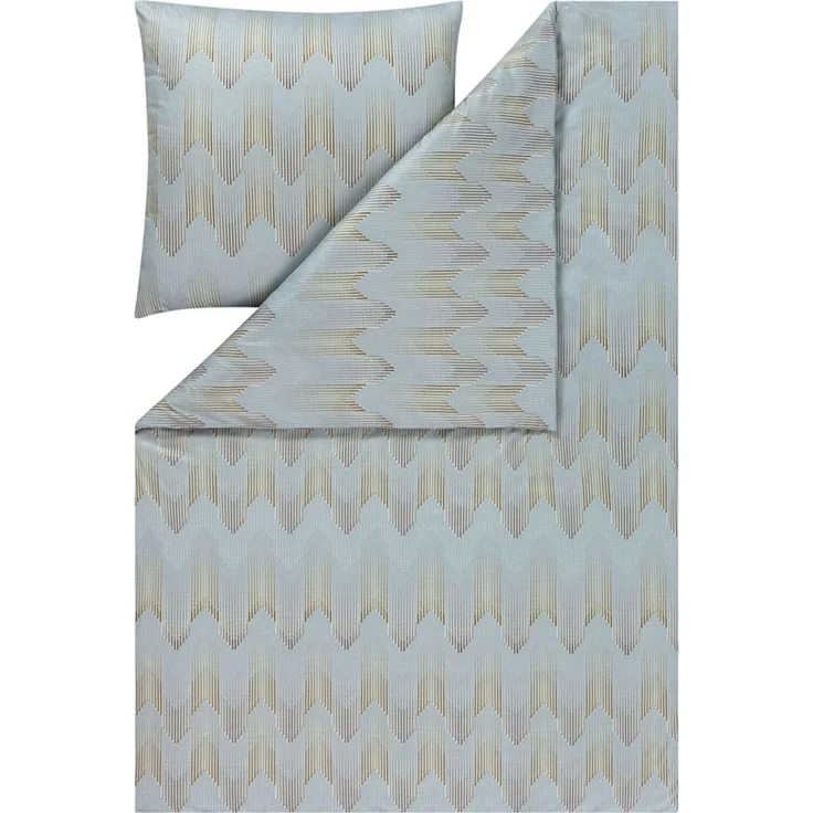 Estella Interlock Jersey Bettwäsche Cielo 6613-810 Grau Taupe 135x200 – Bild 2