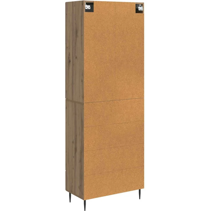 vidaXL Schrankset 2 pcs Artisan-Eiche 66 x 34,5 x 89,5 cm 3416672 – Bild 6