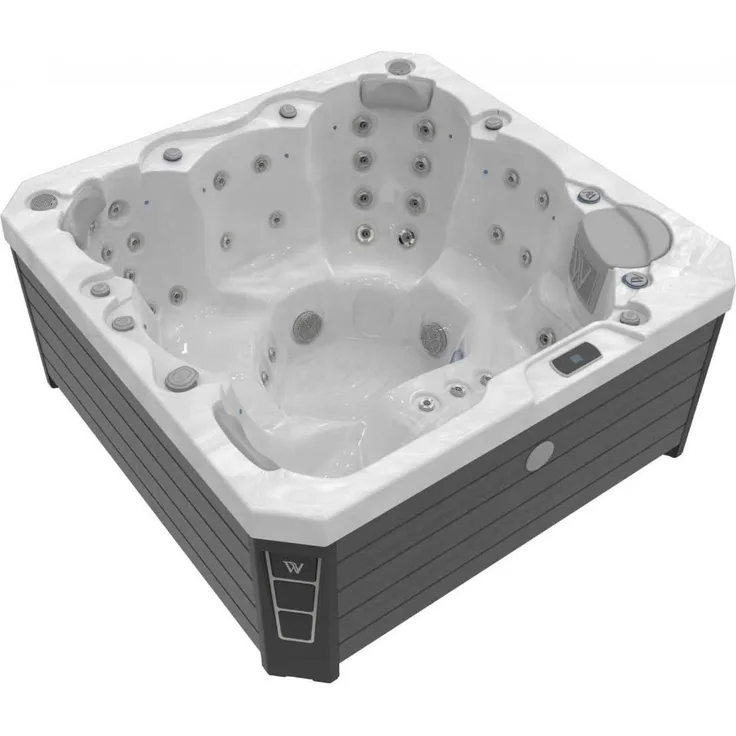 Wellis Prague Life Whirlpool Außenwhirlpool 200x200x90cm für 6 Personen inkl. Thermocover