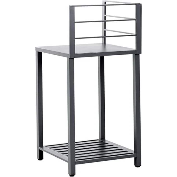 Outdoor-Küche 4er Set mit Spüle VIGGIANO Graphitgrau Metall – Bild 6