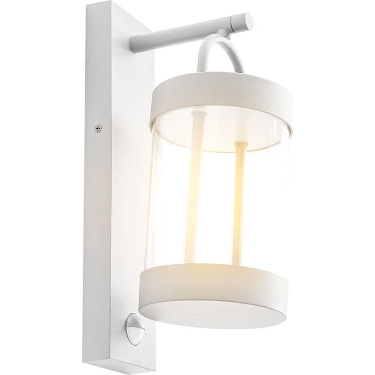 LED Außenwandlampe, Laterne, weiß