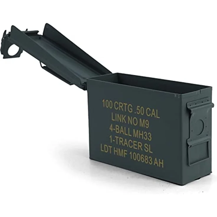 Munitionskiste Ammo Box Metallkiste Transport Metallbox 275x97x185mm grün – Bild 5