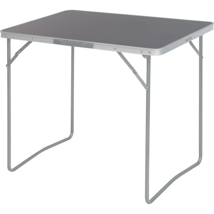 Koopman Campingtisch Klapptisch Aluminium 80x60 cm Grau Leicht Zelten Urlaub (1-St), 80x60x70cm, mit Tragegriff, Aluminium, Wasserdicht, Camping – Bild 1